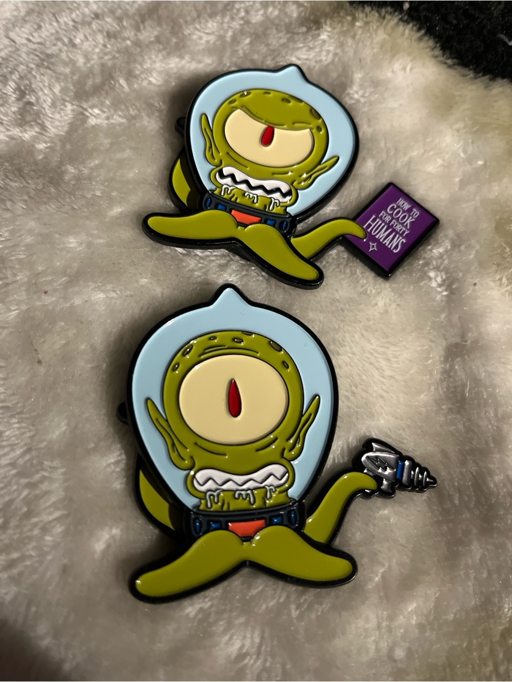 Treehouse of horror - How to Cook a Perfect Human pin set